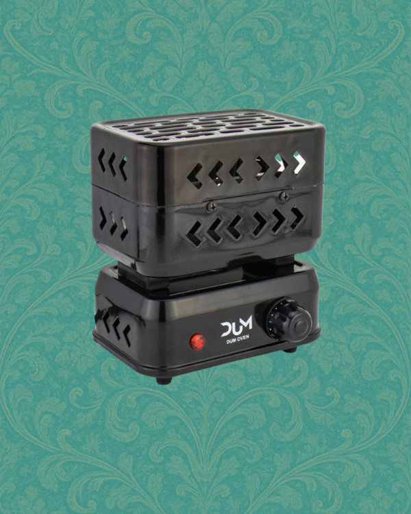 DUM Oven 1200W – Elektrische Kolenverwarmer met Deksel en Hittecontrole